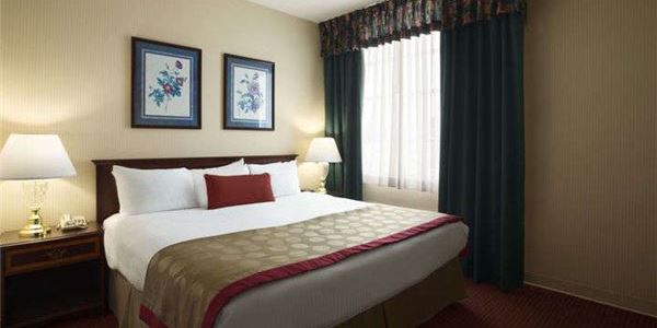 Handicapped King Room at Ramada by Wyndham Ligonier Handicapped King Room at Ramada by Wyndham Ligonier